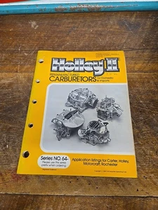 1986 Holley Carburetor & Fuel Injection Application Catalog Book L-30075-3 - Picture 1 of 9