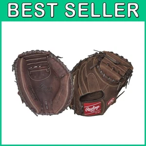 One Piece Solid Web Catcher's Glove | Vollnarbenleder - Bild 1 von 9