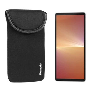 Neopren Handy Hülle für Sony Xperia 5 Serie Range Smartphone gepolsterte Socke Cover - Bild 1 von 8