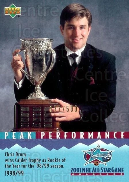 Promoción All-Star Colorado Avalanche 2001 Upper Deck #PP4 Chris Drury Foto 1 de 1