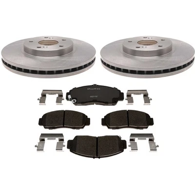 KIT-210513-713 Raybestos Juego de 2 Ruedas Disco de Freno y Kits de Pastillas Delanteras Cupé para TSX Foto 1 de 4