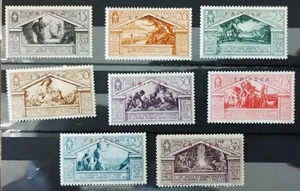 Colonie Italiane Eritrea 1930 - Serietta 8 v. Virgilio n. 179/186 Sass. - MH* - Foto 1 di 2