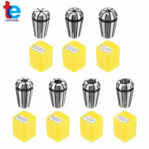 7Pcs ER11 Spring Collet Set, 1/16" To 1/4" Chuck for CNC Machine Lathe Milling - Picture 1 of 6