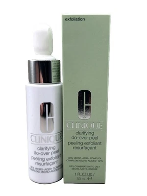 Clinique Clarifying Do-Over Peel Exfoliation 1.0 fl. oz. Skin Type 2+3+4 NIB - Image 1 of 4