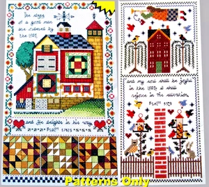 Steps of Good Man My Soul Shall Be Joyful Samplers PATRONES DE PUNTO DE CRUZ - Imagen 1 de 11
