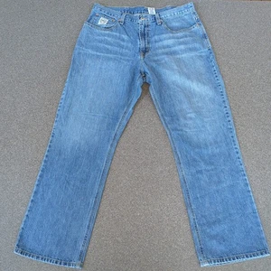 Cinch Jeans Men 38x32 White Label Medium Wash Relaxed Fit Straight Western - Picture 1 of 21