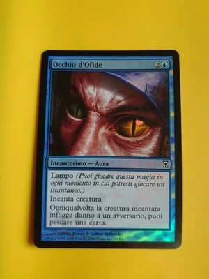 MTG Card. Occhio d'Ofide.  Ophidian Eye  FOIL Italian  Time SPiral. NM as pics - Image 1 of 4
