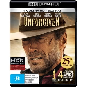 Unforgiven 4K Ultra HD + Blu-ray | Clint Eastwood, Gene Hackman | Región B - Imagen 1 de 1