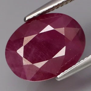 9.58Ct.UNHEATED! Precious Gem Natural BIG Top Red Pink Ruby Winza,Tanzania - Picture 1 of 4