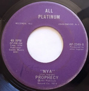 Prophecy~Nya RARE NJ Sweet Soul 45 - Picture 1 of 1