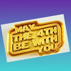 May The 4th Be With You Cookie Cutter - Picture 1 of 4