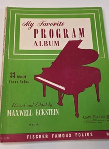 My Favorite Program Album 33 Selected Piano Solos 1943 Carl Fischer - Picture 1 of 6