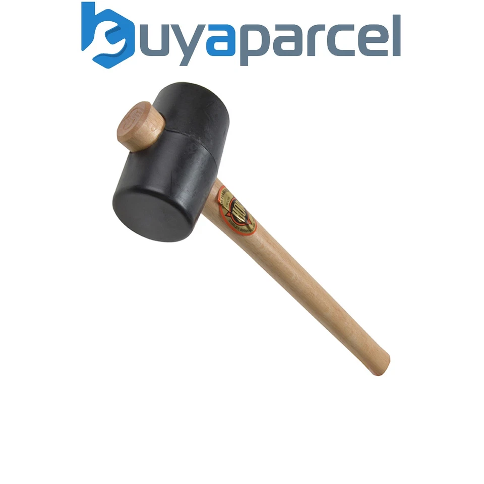Thor 61-952 952 Black Rubber Mallet 54mm 310g THO952 - Image 1 of 1