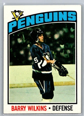 Barry Wilkins 1976-77 Topps #102 Pittsburgh Penguins - Image 1 of 2