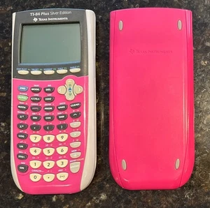 TI-84 Plus Silver Edition Calcolatrice Grafica Rosa Ottime Condizioni - Foto 1 di 6