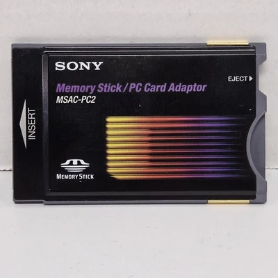 Sony Memory Stick PC Card Adapter MSAC-PC2 - Untested - Image 1 of 4
