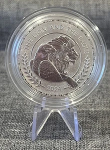 Royal Mint Der Löwe und der Adler 2024 1oz .999 Feinsilbermünze in Kapsel - Bild 1 von 3