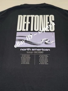 Maglia DEFTONES Tour 💯 Merchandising Ufficiale Rogers Stadium Toronto 2025 Tour Large - Foto 1 di 3