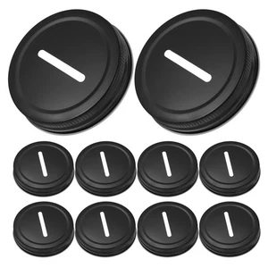  24 Pcs Mason Jar Bank Covers Savings Coin Regular Mouth Canning Lids - Picture 1 of 20