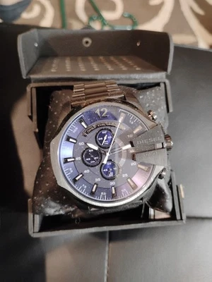 Nuevo En Caja DIESEL MEGA CHIEF RELOJ CRONÓGRAFO PARA HOMBRES DZ4329 NEGRO Foto 1 de 4