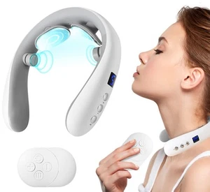 Neck Massager with Heat, Portable Electric Neck Massager for Pain Relief Deep... - Picture 1 of 8