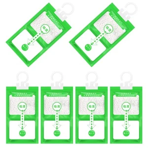 6 Sacchetti Deumidificatori Antimuffa Assorbi Umidità Armadio Sacchetti Assorbi - Foto 1 di 7