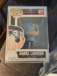 Funko Pop firmado por Ralph Macchio Daniel Larusso Cobra Kai Karate Kid certificado de autenticidad JSA  - Imagen 1 de 6