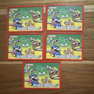 Set Completo (1-5) Carte Nintendo Mario Bros. E-reader per Gameboy LP - Foto 1 di 2