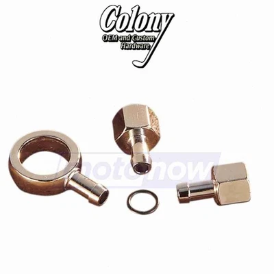 Colony Gas Tank Fitting Kit for 1941-1950 Harley Davidson F - Body Gas Tanks vy - Imagem 1 de 4