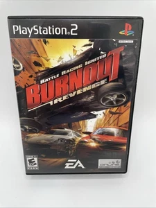 Burnout Revenge PS2 PlayStation 2 Complete CIB + Insert Black Label - Picture 1 of 7