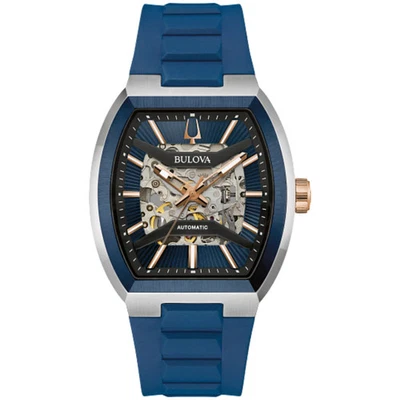 Bulova 98A318 Maquina Blue Dial Men's Watch - Image 1 of 3