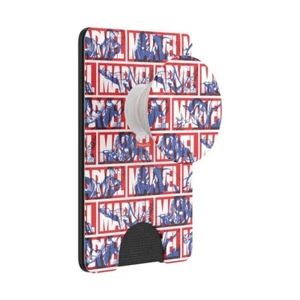 Cartera pop ""azul"" con logotipo popsockets de Marvel + - Imagen 1 de 3