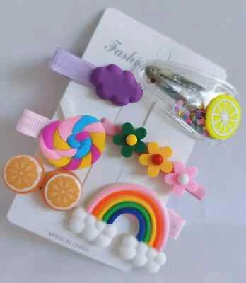 Hermosos Bonitos Regalos Niñas Bebé Pinzas para el Cabello Accesorios Set Pinzas para el Cabello Lindos Niños Foto 1 de 4