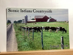 Escénico campo de Indiana y granja Amish: - Postal de colección - Imagen 1 de 3