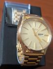Nixon Sentry SS Watch - All Gold - New In The Box 