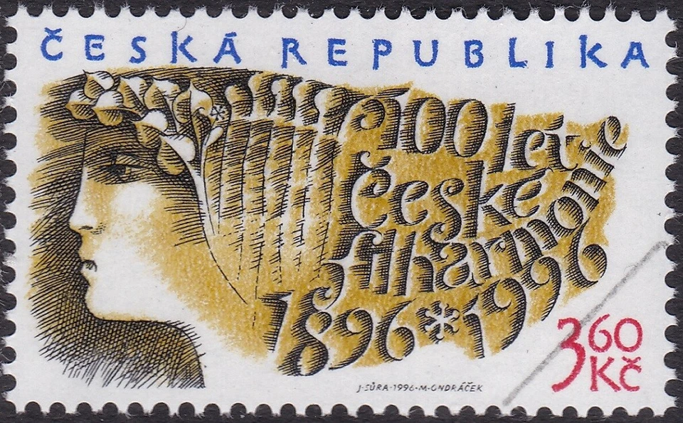 Espécimen, Checoslovaquia Sc2977 Orquesta Filarmónica Checa Centenario, Música Foto 1 de 1