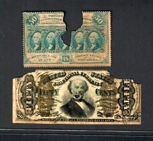 New Listing2 For 1 "Fractional Currency" 2 For 1 "Fractional" Super Crispy (But)