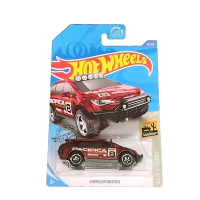 Hot Wheels #51 Baja Blazers 2020 2/10 Chrysler Pacifica rojo oscuro con cromo Baja5 Foto 1 de 4