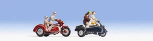 Noch 15905 Motorradfahrer mit Beiwagen, H0 - Picture 1 of 1