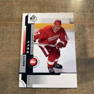 2001-02 SP Authentic Red Wings Hockey Card #26 Brett Hull H1 - Picture 1 of 2