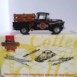 1/43 Matchbox Harley Davidson 1955 Chevy Stake Panel truck, Models of Yesteryear - Picture 1 of 13