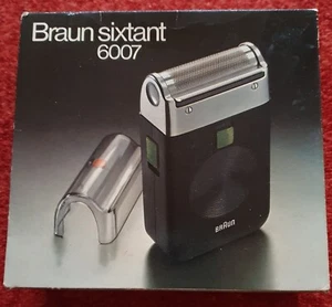 Braun Sixtant 6007 Elektrorasierer mit neuer Scherfolie und neuem Klingenblock.. - Bild 1 von 3
