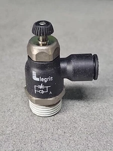 1pc - Legris 7065 10 21 Compact Flow Control, 10Mm Tube, 1/2 NPT 70651021 - Picture 1 of 8