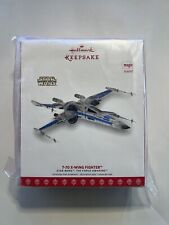 Hallmark Keepsake Star Wars T-70 X-Wing Fighter Christmas Ornament 2017 NYCC