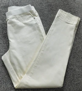 Designer Jeggings mit Plissee, HSE, Rita Pfeffinger, GR 36, creme, NEUWERTIG - Bild 1 von 14