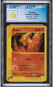 2003 Slugma Pokemon Skyridge 98/144 Reverse Holo CGC 10 - Picture 1 of 2