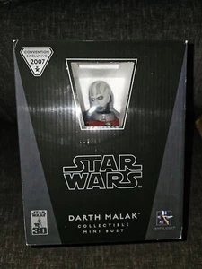Esclusivo Gentle Giant 2007 Convention KOTOR Darth Malak Mini Bust LE 2000 Revan - Foto 1 di 5