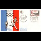 FDC - Jeux olympiques de Rome - oblit Paris 9/7/60