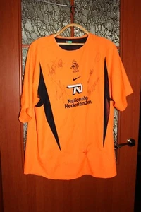 Vintage Holland KNVB Football warm up jersey shirt GAMEWORN - XL - Picture 1 of 9