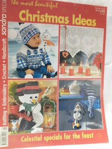 Christmas Book Crochet Knitting Cross Stitch Classic Gift Ideas Winter Sweaters - Picture 1 of 24